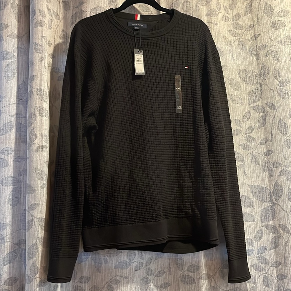 Men’s Tommy Hilfiger Black Long Sleeve Top